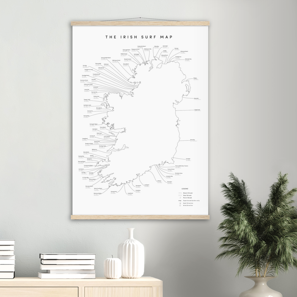 The Minimalist Irish Surf Map